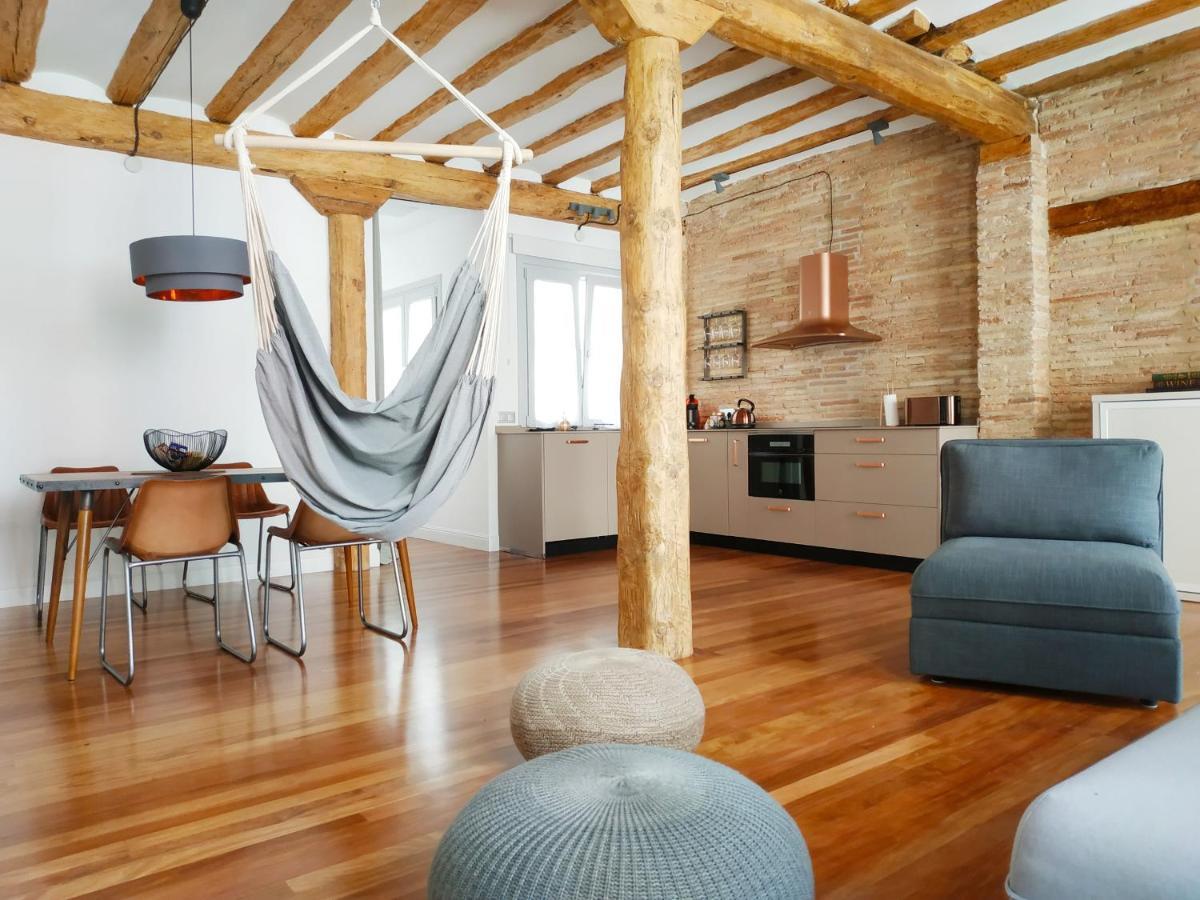 Lux Wood Loft With Air Con & Lift Apartment Logroño Exterior foto
